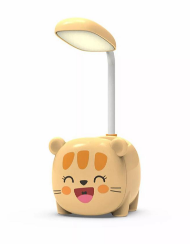 Дитяча настільна акумуляторна лампа Quite Light EL-2177 ∙ Портативний бездротовий USB світильник з органайзером для зберігання приладдя ∙ 3 режими свічення - мініатюра 3