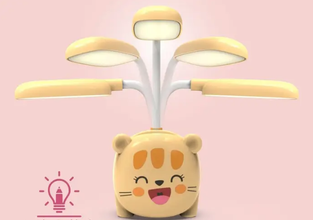 Дитяча настільна акумуляторна лампа Quite Light EL-2177 ∙ Портативний бездротовий USB світильник з органайзером для зберігання приладдя ∙ 3 режими свічення - мініатюра 6