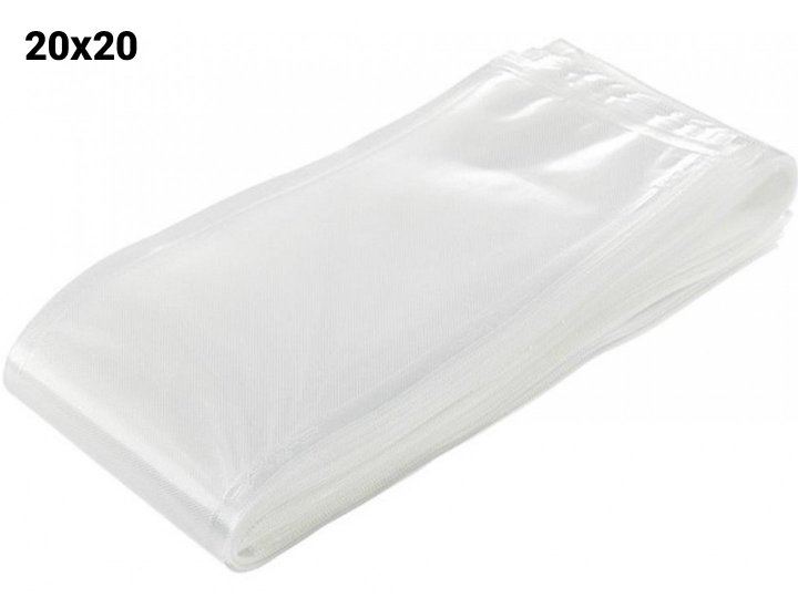 Вакуумні пакети для зберігання продуктів 20x20 см, 20 шт ∙ Пакети для вакууматора - мініатюра 2