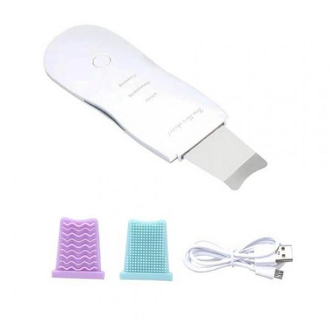 Портативний ультразвуковий скрабер MUYE 8815 ∙ Апарат для чищення обличчя, ліфтингу та тонізації шкіри з силіконовими насадками ∙ USB зарядка - мініатюра 6