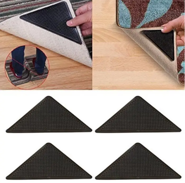 Кутові тримачі для килимів на липучках Ruggies ∙ Набір липучок для паласу, 4 шт. - мініатюра 5