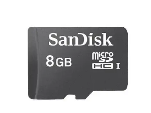 Карта пам'яті SanDisk MicroSD 08GB10 with Adapter - мініатюра 2