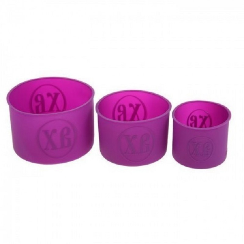 Набір силіконових форм для випікання Т001 ∙ Пасхальні форми для випікання пасок та пасок, 3 шт в комплекті