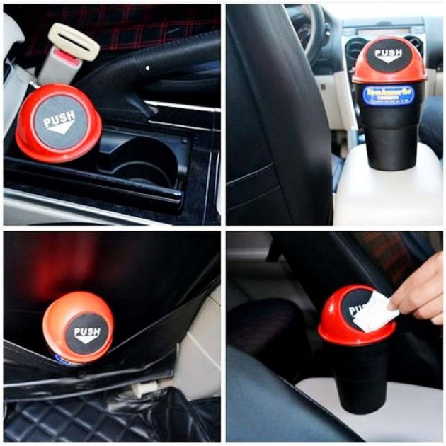 Автомобільне відро для сміття Car Trash Bin - мініатюра 5