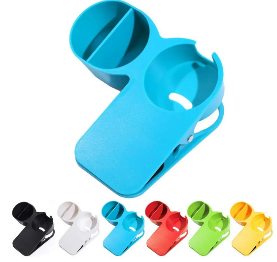 Підстаканник на прищіпці Clip On Table Cup Holder ∙ Портативний підвісний органайзер – тримач напоїв та аксесуарів - мініатюра 5