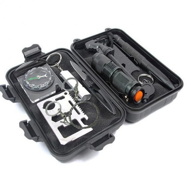Туристичний набір виживання 10 в 1 у похідному кейсі - мініатюра 9