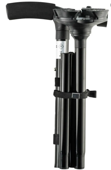 Телескопічна складна тростина із вбудованим ліхтариком Trusty Cane - мініатюра 4