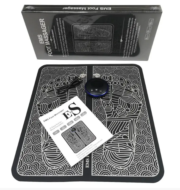 Електричний масажний килимок для ніг EMS Акупунктурний масажер для ступней - мініатюра 2