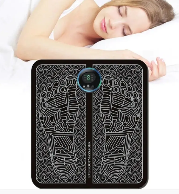 Електричний масажний килимок для ніг EMS Акупунктурний масажер для ступней - мініатюра 3