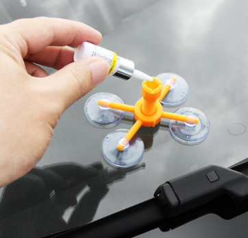 Комплект для ремонту лобового скла Windshield ∙ Ремкомплект для видалення сколів та тріщин скла - мініатюра 2