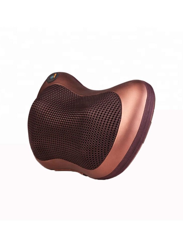 Роликова масажна подушка Massage Pillow Масажер для спини та шиї та інфрачервоним прогріванням