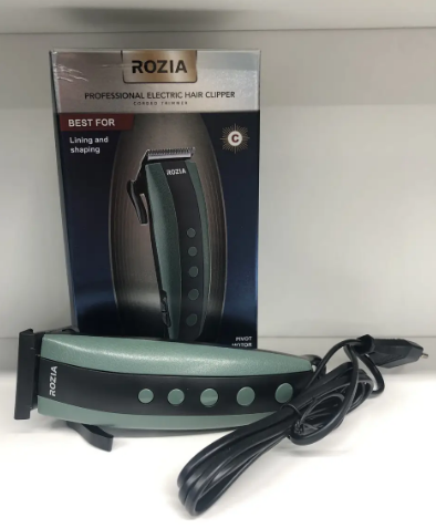 Машинка для стрижки волосся Rozia HQ-351 з насадками, ножицями та гребінцем Машинка провідна електрична від мережі - мініатюра 2