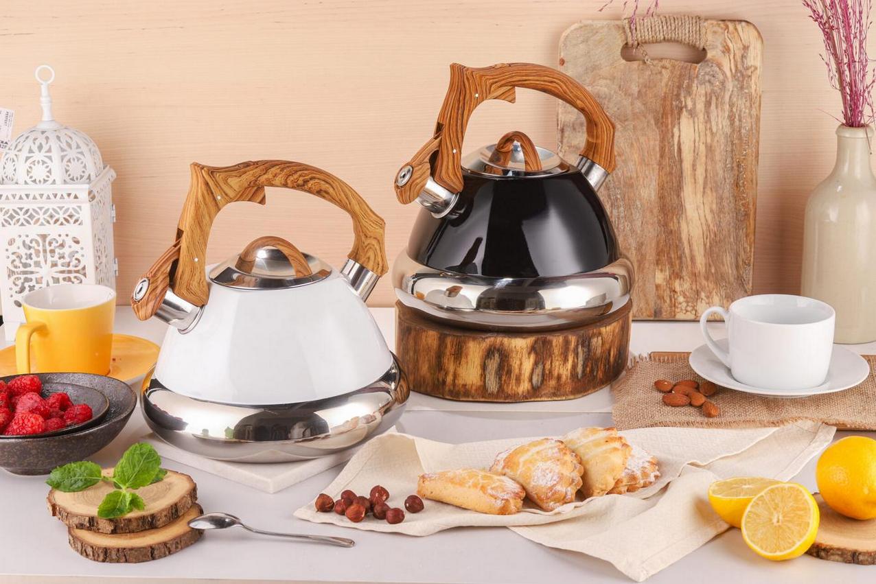 Чайник EDENBERG EB-8823 зі свистком для газової плити, 3 л - мініатюра 3