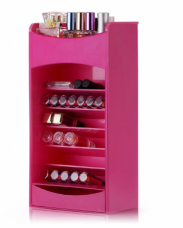Настільний органайзер Cosmake Lipstick And Nail Polish Organizer Міні-стелаж з поличками для помад, лаків та косметики - мініатюра 2