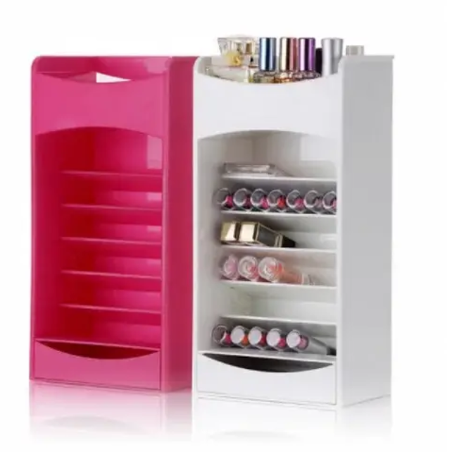 Настільний органайзер Cosmake Lipstick And Nail Polish Organizer Міні-стелаж з поличками для помад, лаків та косметики - мініатюра 3