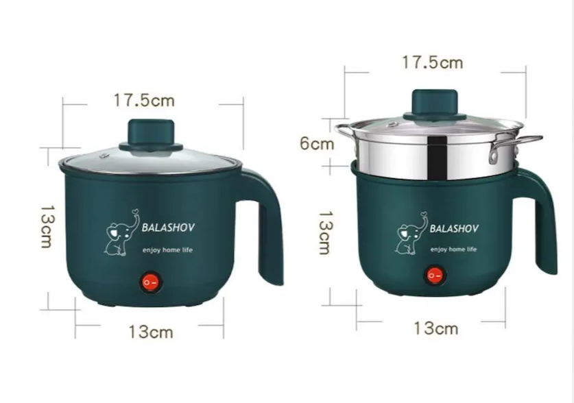 Пароварка Rice Cooker Скороварка - рисоварка електрична парова багатофункціональна каструля - мініатюра 2