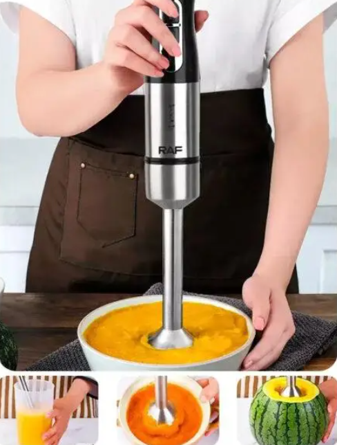 Кухонний занурювальний блендер RAF R 326 ∙ Стаціонарний ручний чоппер, 800 Вт - мініатюра 3