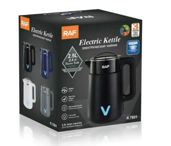 Електрочайник RAF R7801 ∙ Чайник електричний, 2,5 л ∙ 2000Вт - мініатюра 4