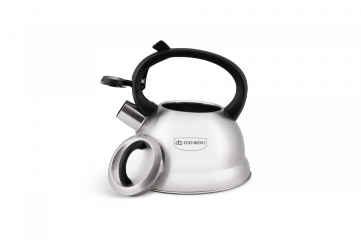 Чайник із нержавіючої сталі зі свистком Edenberg EB-1980 для газової плити, 2 л - мініатюра 2