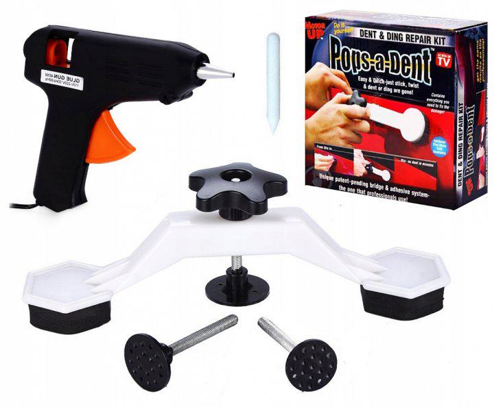 Набір інструментів POPS A DENT для видалення вирівнювання вм'ятин автомобіля та рихтування без фарбування