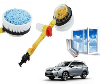 Насадка - щітка, що обертається для шланга Water Blast Cleaner Roto Brush високого тиску з резервуаром для миючого засобу