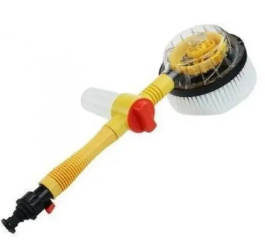 Насадка - щітка, що обертається для шланга Water Blast Cleaner Roto Brush високого тиску з резервуаром для миючого засобу - мініатюра 3