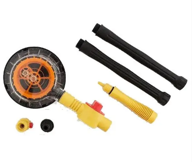 Насадка - щітка, що обертається для шланга Water Blast Cleaner Roto Brush високого тиску з резервуаром для миючого засобу - мініатюра 4