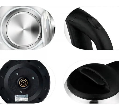 Електричний чайник BITEK BT-7001 Електрочайник дисковий з нержавіючої сталі, 2000Вт, 2 л - мініатюра 4