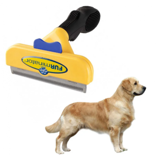 Фурмінатор FURminator L для вичісування шерсті та підшерстя тварин для котів та собак, 10 см