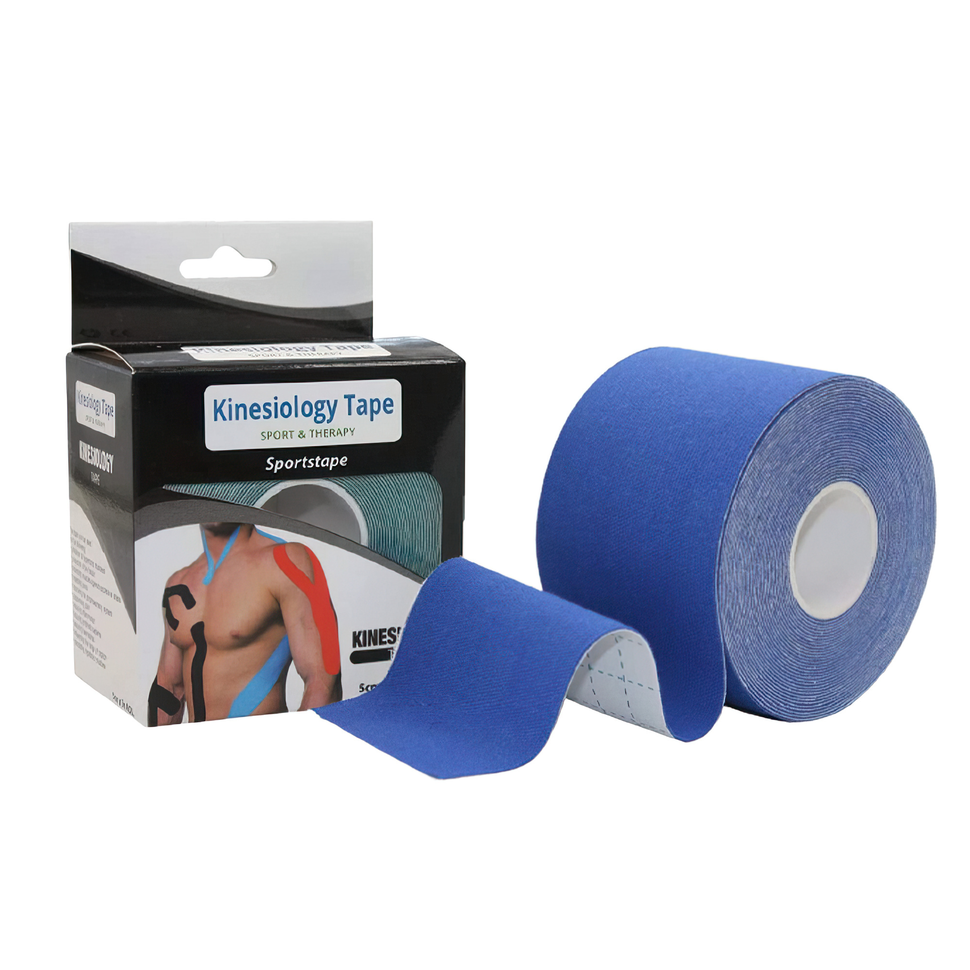 Кінезіо тейпи Kinesiology tape, 2см х 5м ∙ Еластичний пластир – тейп для тіла, спини та шиї в рулоні - мініатюра 2