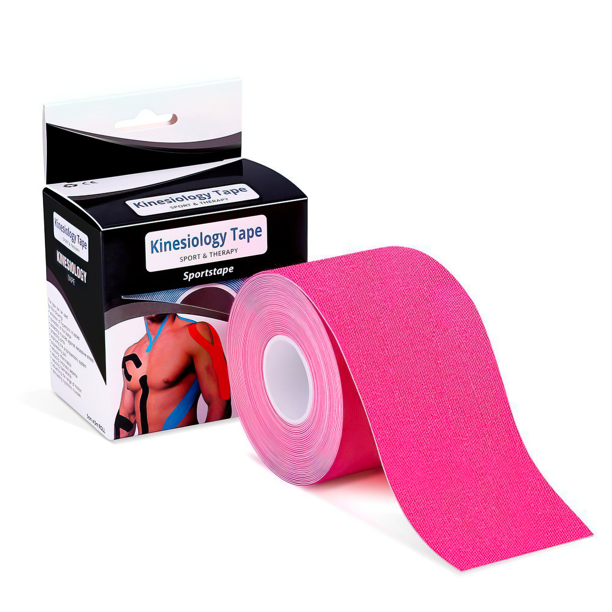 Кінезіо тейпи Kinesiology tape, 2см х 5м ∙ Еластичний пластир – тейп для тіла, спини та шиї в рулоні - мініатюра 3