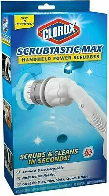 Бездротова електрична щітка для вологого прибирання Clorox Scrubtastic max для чищення плитки та кахлю - мініатюра 4