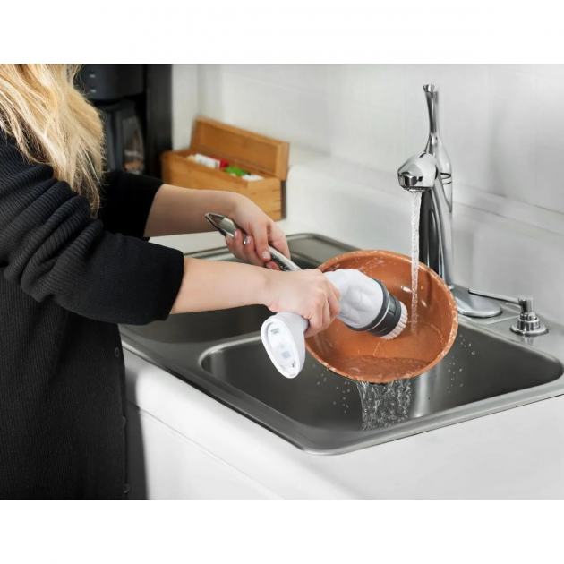 Бездротова електрична щітка для вологого прибирання Clorox Scrubtastic max для чищення плитки та кахлю - мініатюра 6