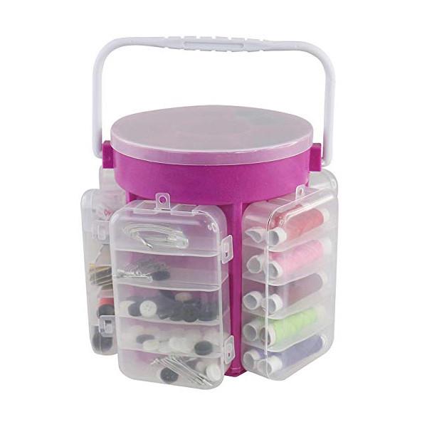 Набір для шиття Supercosturero в органайзері, 210 предметів ∙ Компактний швейний набір - мініатюра 3