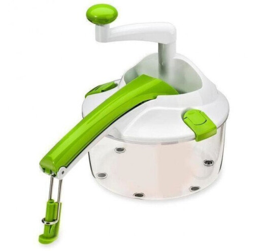 Кухонний подрібнювач Roto Champ ∙ Овочерізка - мультислайсер для нарізування та подрібнення овочів та фруктів 4 в 1 з контейнером - мініатюра 5