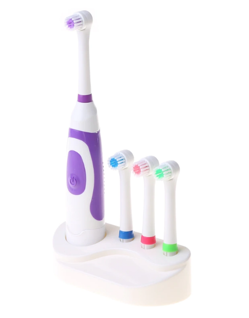 Електрична зубна щітка Electric ToothBrush 4 в 1 зі знімними насадками