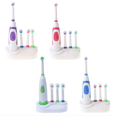 Електрична зубна щітка Electric ToothBrush 4 в 1 зі знімними насадками - мініатюра 4