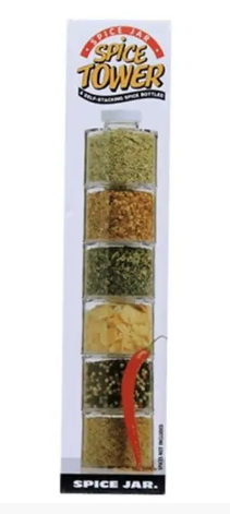Акриловий органайзер - башта для спецій Spice Tower Набір ємностей для зберігання приправ - мініатюра 2