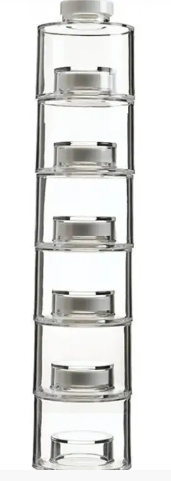 Акриловий органайзер - башта для спецій Spice Tower Набір ємностей для зберігання приправ - мініатюра 4