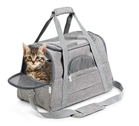 Сумка - переноска для домашніх тварин ∙ Будиночок з віконцями для транспортування кішок, собак, кролів