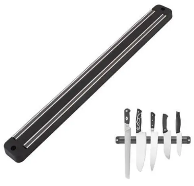 Магнітний тримач – планка для ножів та приладів, 38 см - мініатюра 4