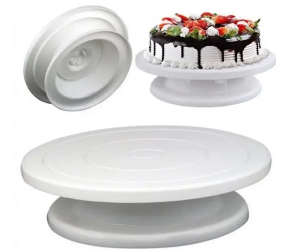 Обертовна підставка для декорування торта Cake Turntable, 28 см