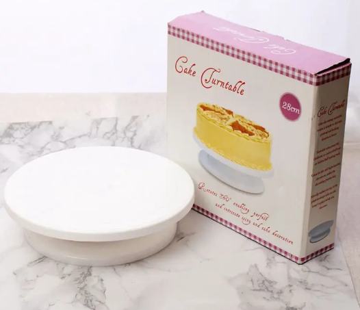 Обертовна підставка для декорування торта Cake Turntable, 28 см - мініатюра 6