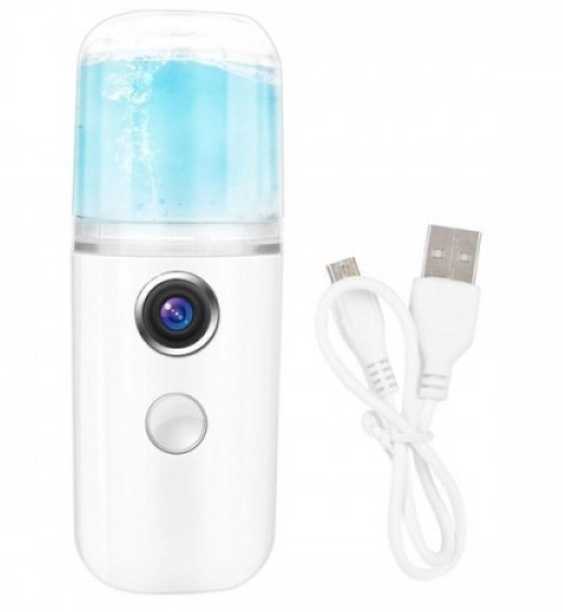 Кишеньковий ультразвуковий зволожувач шкіри Nano Mist Soraver ∙ Портативний USB нано-розпилювач міст для обличчя, 30 мл - мініатюра 6