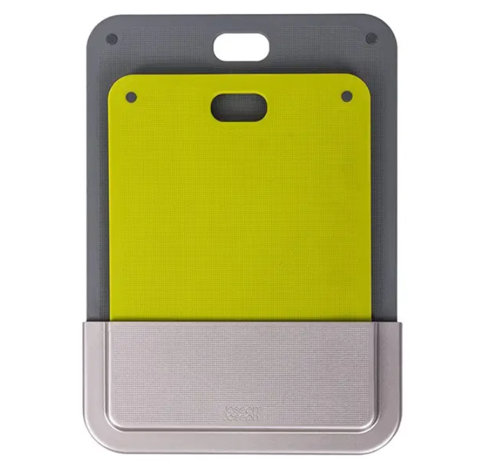 Набір обробних дошок Joseph Joseph DoorStore в підвісній кишені для зберігання ∙ Кухонна дошка, комплект з 2 шт.