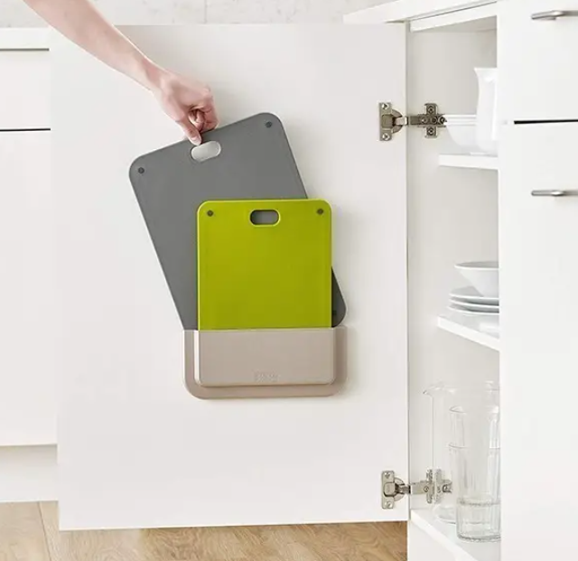 Набір обробних дошок Joseph Joseph DoorStore в підвісній кишені для зберігання ∙ Кухонна дошка, комплект з 2 шт. - мініатюра 4