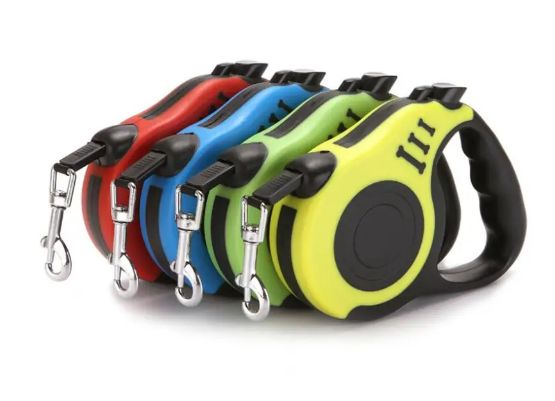 Автоматичний висувний повідець – рулетка для собак, 5 м - мініатюра 2