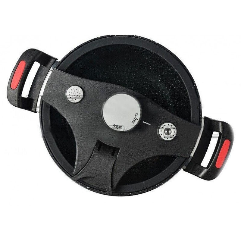 Каструля - скороварка Edenberg EB-12001 з мармуровим покриттям, 6 л - мініатюра 2