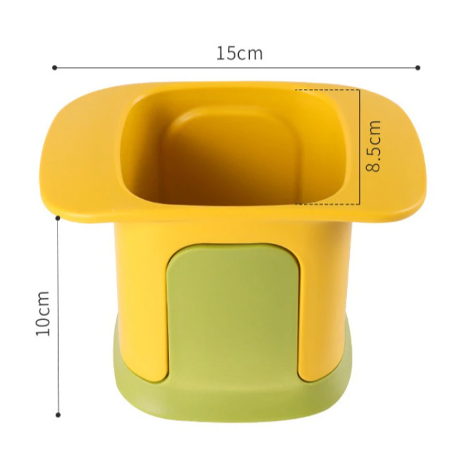 Багатофункціональний подрібнювач овочів Овочерізка – чоппер для нарізання картоплі фрі та овочів соломкою - мініатюра 5