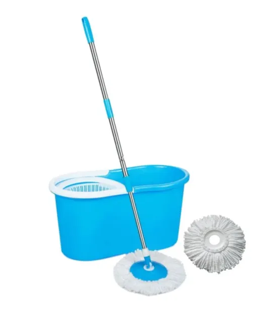 Швабра з відром з автоматичним віджимом Easy Mop ∙ Кругла швабра – ледарка ∙ Комплект для миття підлоги - мініатюра 6